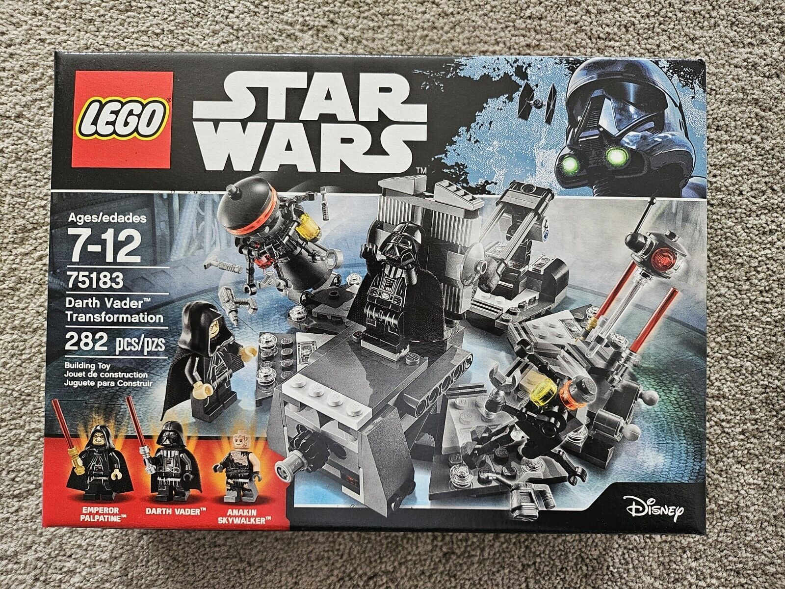 Star Wars Lego 75183 Darth Vader Transformation New & Sealed 