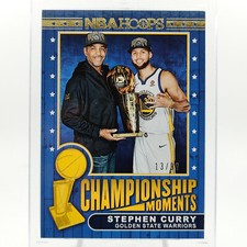 Stephen Curry 2018-19 Panini Hoops Championship Moments 13/99 RARE SSP