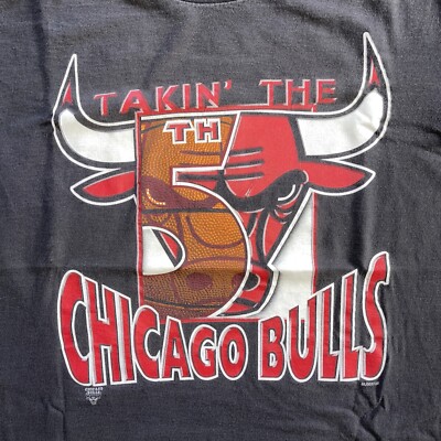 Vintage Chicago Bulls 1997 NBA Champions T-Shirt Large L