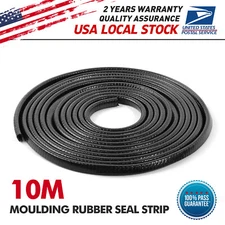 10M Pinch Weld Rubber Sealing u-shaped Trim Strip Auto Door Edge Isolation Noise