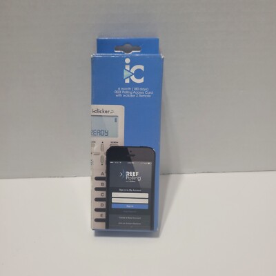 i Clicker 2 Student Remote W/ 6 month Reef Polling Access Card