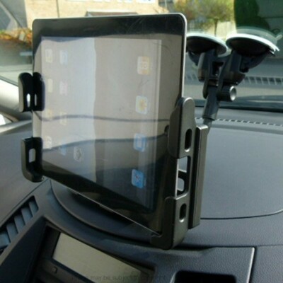 Sichere doppelte Sauger Fensterhalterung mit Deluxe Tablet PC Halter für iPad 2