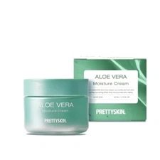 PRETTY SKIN Aloe Vera Moisture Cream 60ml Moisturizing Cream Soothing Cream NEW