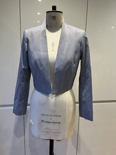 Fenn Wright Manson Petite Size 12 Wedding Attire Jacket Formal Cotton Blend