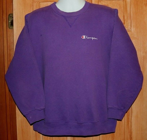 VINTAGE CHAMPION SWEATSHIRT PURPLE M 