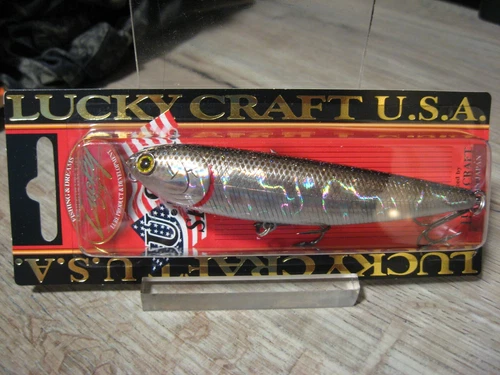 Lucky Craft 4" Floating Fishing Lure / 1/2 Oz Sammy 100 / BP Golden Shiner