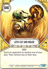 Star Wars Destiny Covert Missions Card #95 Loth-Cat And Mouse
