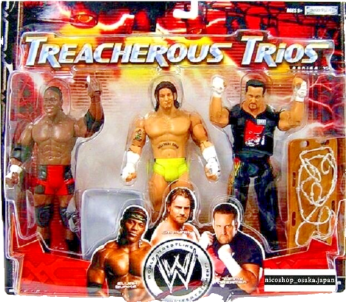 WWE Jakks Treacherous Trios Series 7 Elijah CM Punk Tommy Wrestling Figure MOC - 第 1/1 張圖片