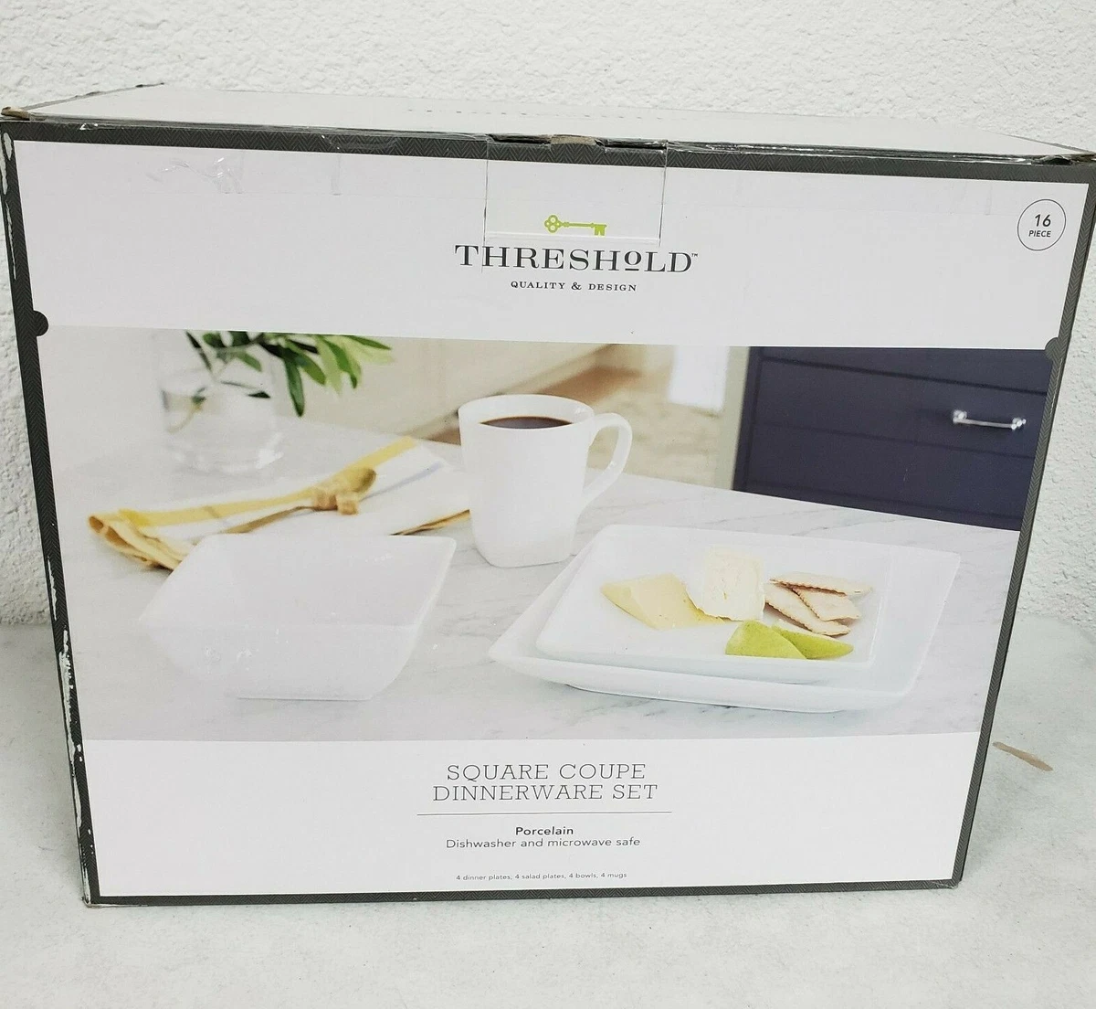 Threshold 16 outlet piece dinnerware set