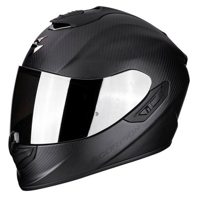 SCORPION EXO-1400 Air Carbon Solid Integral-Motorradhelm Mattschwarz