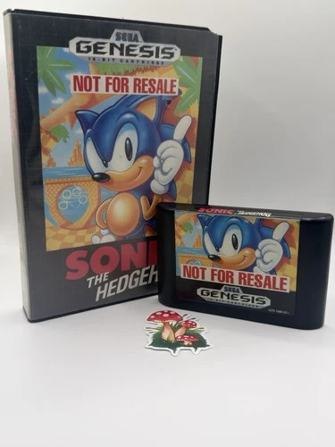 Sonic the Hedgehog (Sega Genesis, 1991) not For Resale Edition CIB