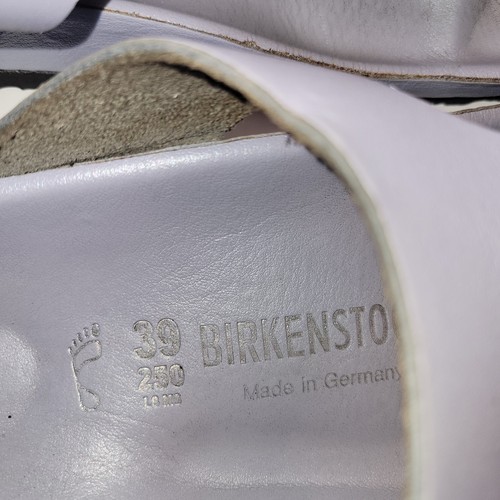 Birkenstock Gizeh Big Buckle Oiled Leather Blue Gray EU39 250 Women 8.5 Men 6 - Picture 3 of 8
