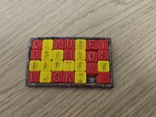 Jouet ancien alphabet rétro Pousé Pousé figurine rare vintage bazar collection