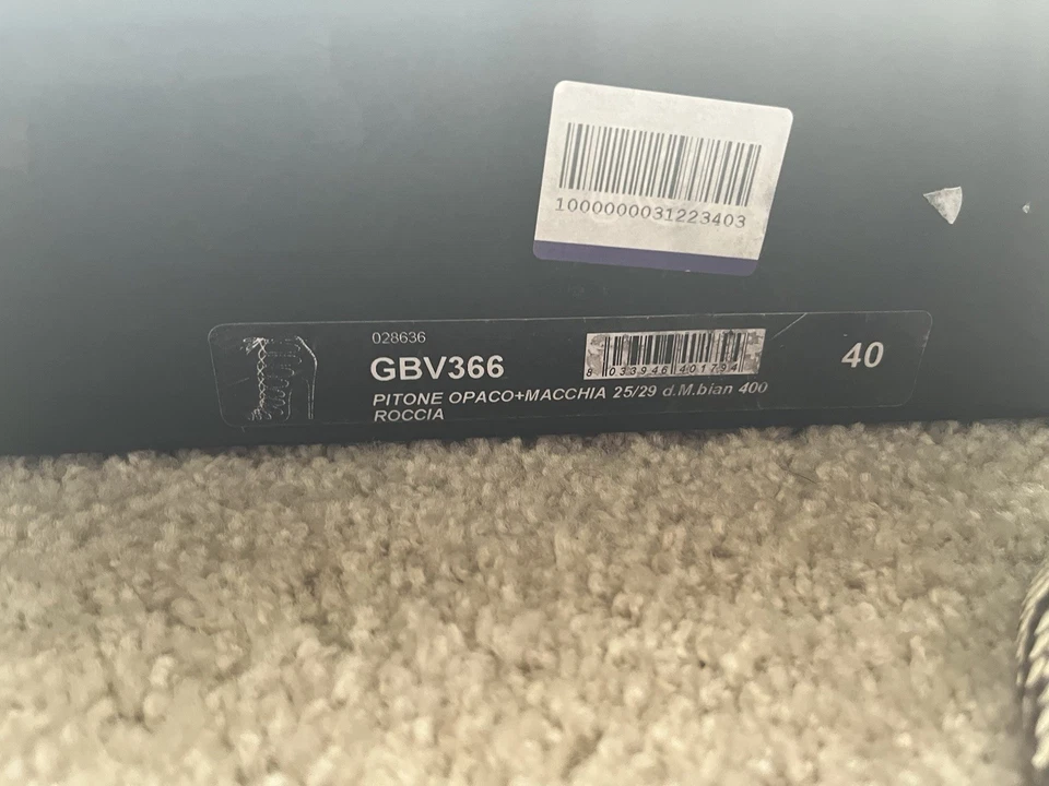 Zapatos de salón Giambattista Valli piel de serpiente con tiras talla 40/US 9 crema/marrón Foto 3 de 4