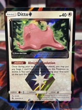 Pokemon 2018 SM Lost Thunder Ditto 154/214 (Prism Star) Rare Holo LP on eBay
