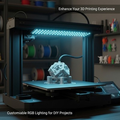 Energy Efficient LED Board Perfect For Cyberbrick WS2812 3D Printer Lighting