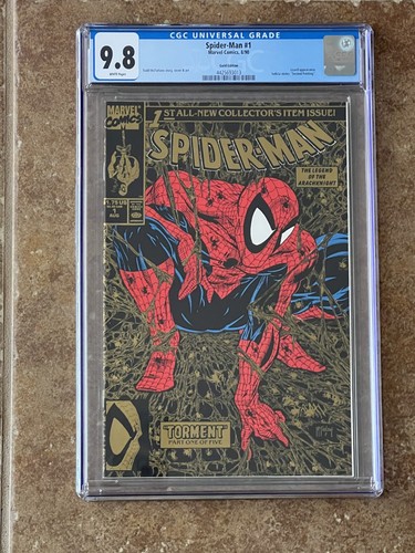 MEGA Todd McFarlane Spiderman #1 CGC 9.8 VENTA (3 libros/90 tarjetas coleccionables) - Imagen 3 de 24