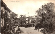 Great Kimble Village Road Landscape Scene Buckinghamshire Vintage Postcard 1915