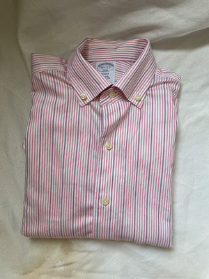 Brooks Brothers Regent 1818 Mens 14-1/2 2/3 Non-Iron 100% Cotton Dress Shirt