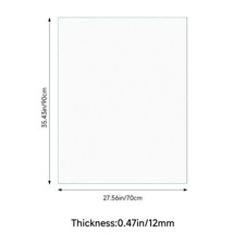 12MM Balustrade Glass Panels THICK Toughened Glass Panel Decking Outdoor Patios