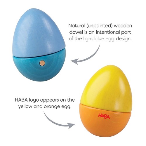 Fun with Sounds Wooden Eggs – Easter Basket Stuffers for Toddlers & Kids – 5 ... - Picture 7 of 8