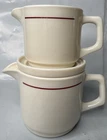 Arcopal France Restaurant Gastronomie Arc Ivory Milk Glass Creamers set