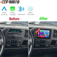 For 2007-2013 Chevy Silverado 1500 2500 Android 15 Car Radio CarPlay GPS Stereo