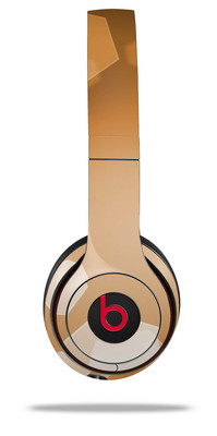 Skin Wrap for Beats Solo Wireless 2 3 4 Bokeh Hex Orange SKIN ONLY
