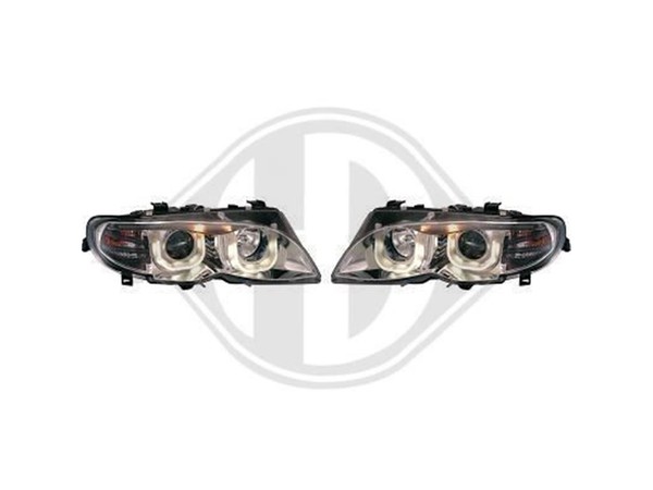 Designscheinwerf.Set E46 FüR 01-05 Klarglas/Chrom-image