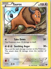 Pokemon TCG Tauros 100/146 XY LP
