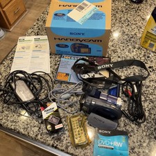 Sony Handycam DCR-DVD101 Camcorder  New Battery, Charger, DVD, Bag  Strap