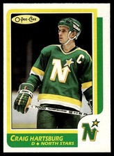 1986-87 O-Pee-Chee Craig Hartsburg Minnesota North Stars #12