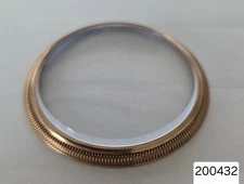 2.00MM MINERAL GLASS POCKET WATCH CRYSTAL FOR THIS KEYSTONE MAINLINER BEZEL ONLY