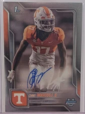 Chris Brazzell ll 2025 Bowman Chrome University Auto Autograph-1st Bowman