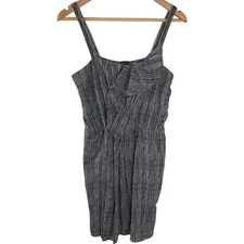 Rachel Roy Dress Women’s S Black White Stripe Mini Sheath Sundress Sleeveless