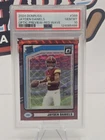 Jayden Daniels 2024 Panini Donruss #389 RC Optic Preview RED WAVE PSA 10
