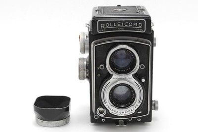 【EXC+++】Rolleicord V analoge TLR-Kamera Xenar 75 mm f/3,5 Objektiv