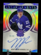 2023 UPPER DECK THE CUP #E-MK MATTHEW KNIES ENSHRINEMENTS AUTO ROOKIE RC /99