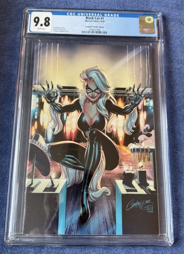 Black Cat # 1 , CGC 9.8 , Ltd 1:500 Virgin Variant , J. Scott Campbell !!