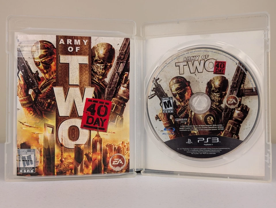 Army of Two: The 40th Day (PlayStation 3 PS3)➡️CIB Complete - Tested & Working - Image 3 of 4