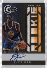 2010-11 Totally Certified Rookie Gold Signatures 18/25 Ekpe Udoh #158 Auto nd3