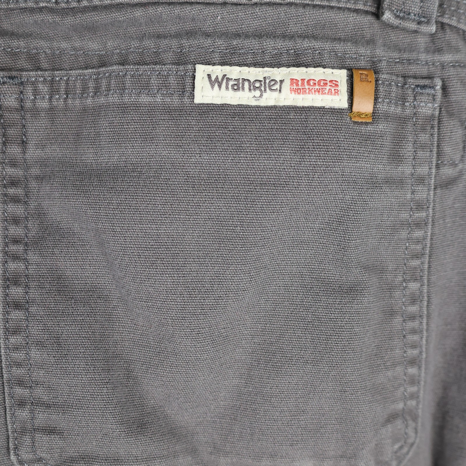 Wrangler Riggs Workwear Pants Mens 6x34 Gray Utility Strong Canvas Work Durable image 7