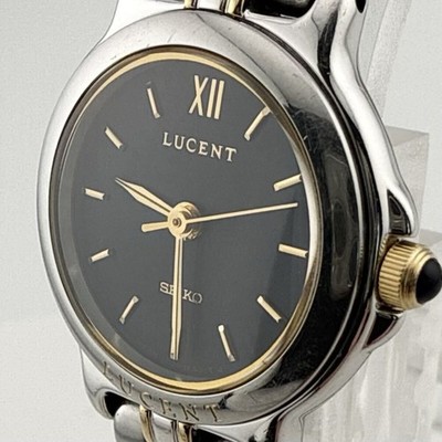 [EXC] SEIKO Lucent 1F21-0G90 blaues Zifferblatt Quarz Damenuhr Japan