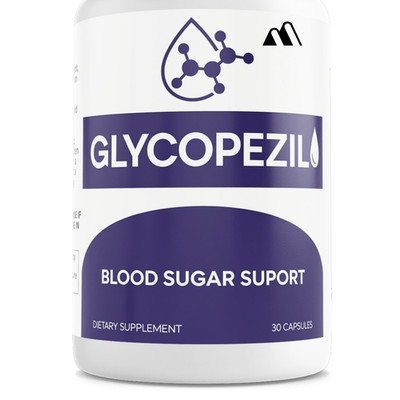 GlycoPezil Blood Health Support Dietary Supplement 30 Capsules