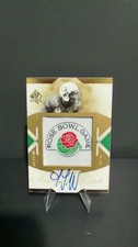 2010 SP Authentic T.J. Ward Oregon Ducks Autograph Patch Trading Card