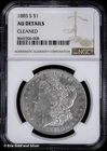 1885-S $1 Morgan Silver Dollar NGC AU Details