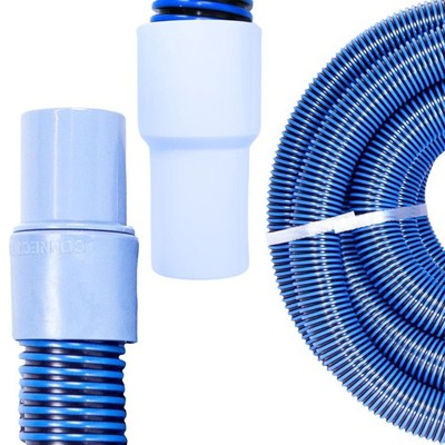 Swimline HydroTools 35  Premium Spiral Wound Pool Vacuum Hose with Swivel Cuff