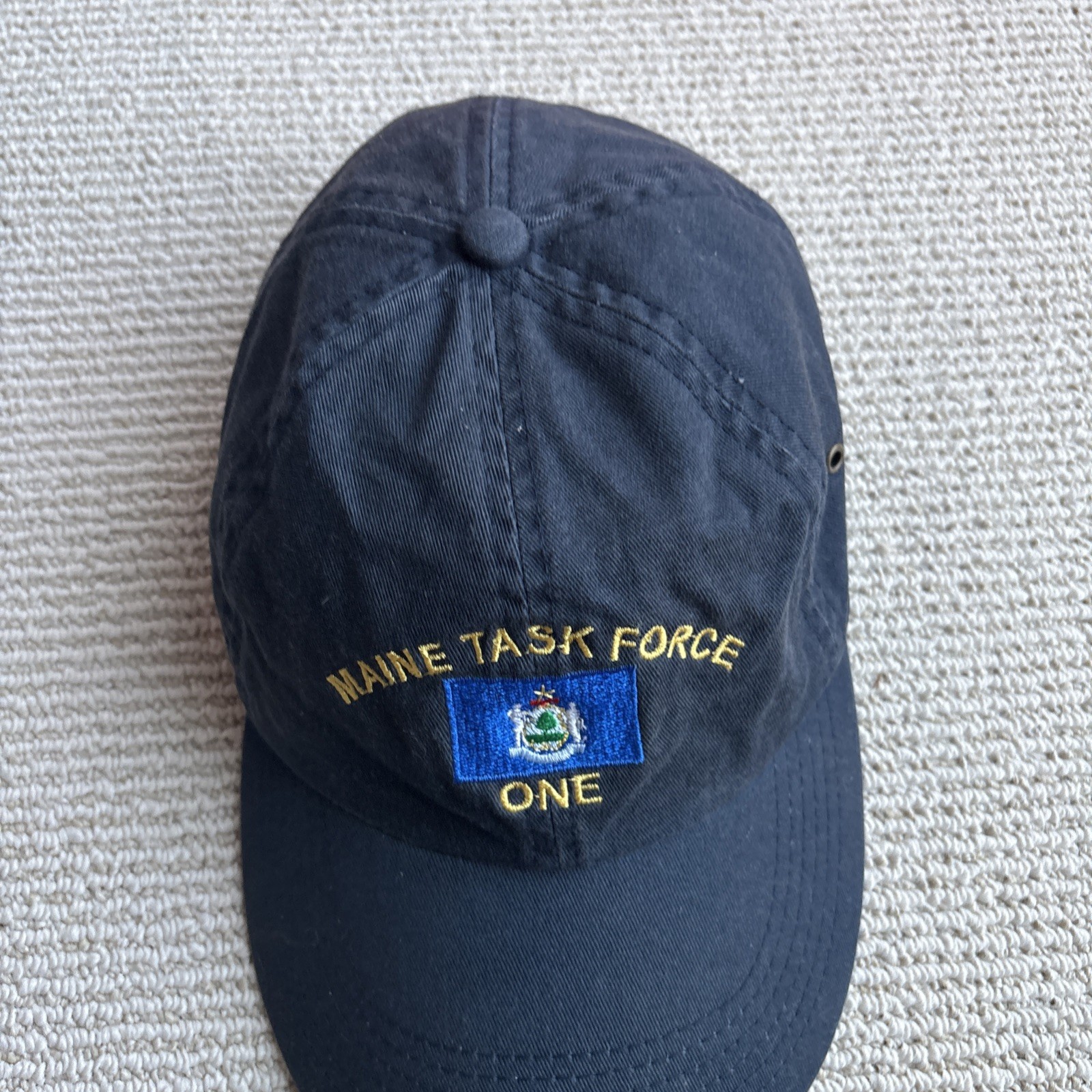 Maine Task Force One Cotton Strapback Baseball Ha… - image 3