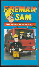 FIREMAN SAM THE HERO NEXT DOOR VHS VIDEO PAL UK FORMAT (JOHN ALDERTON)