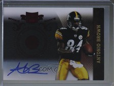 2010 Panini Plates & Patches 38/449 Antonio Brown #105 Auto 0g4